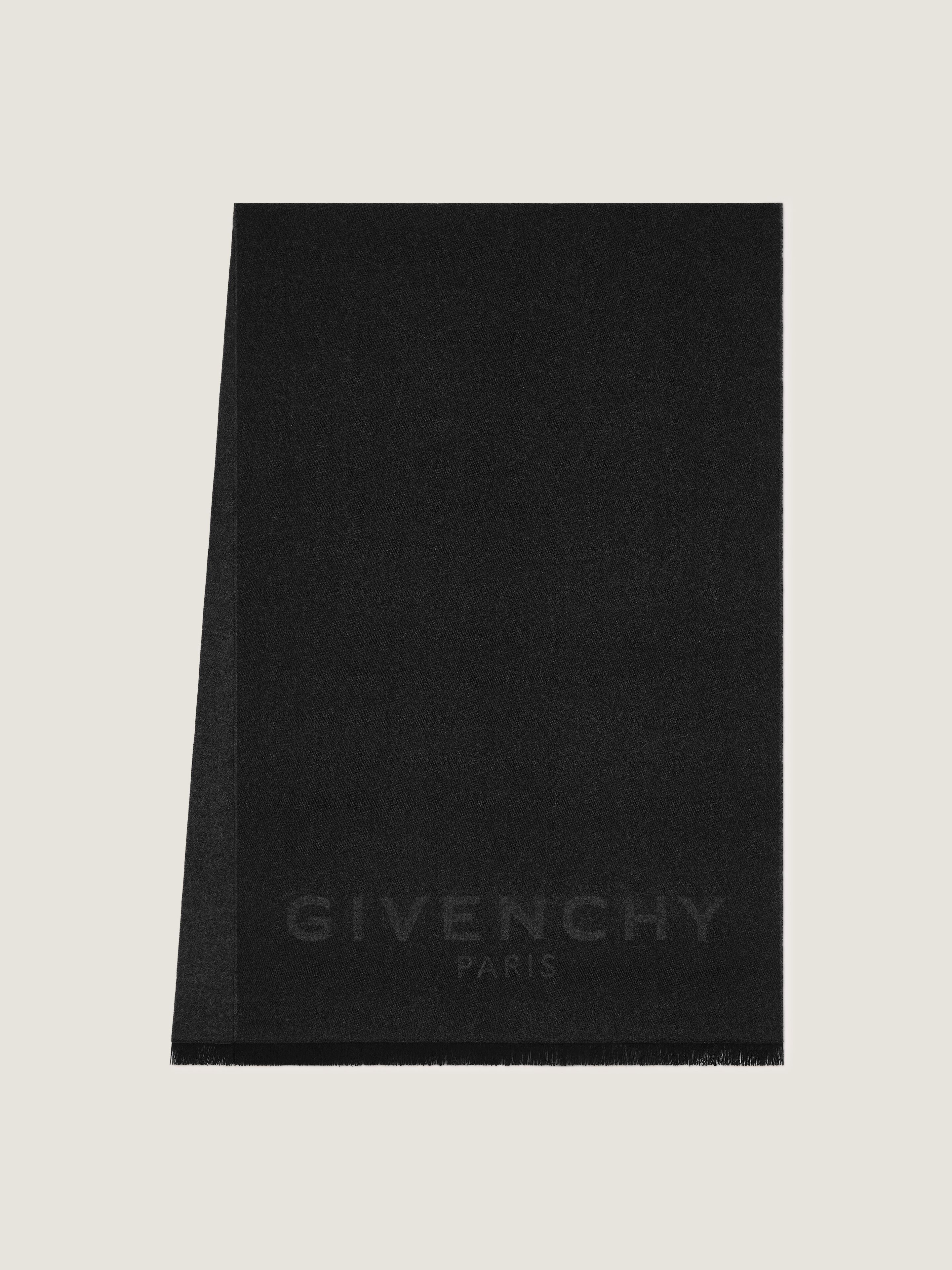 GIVENCHY Paris ウール&カシミア スカーフ